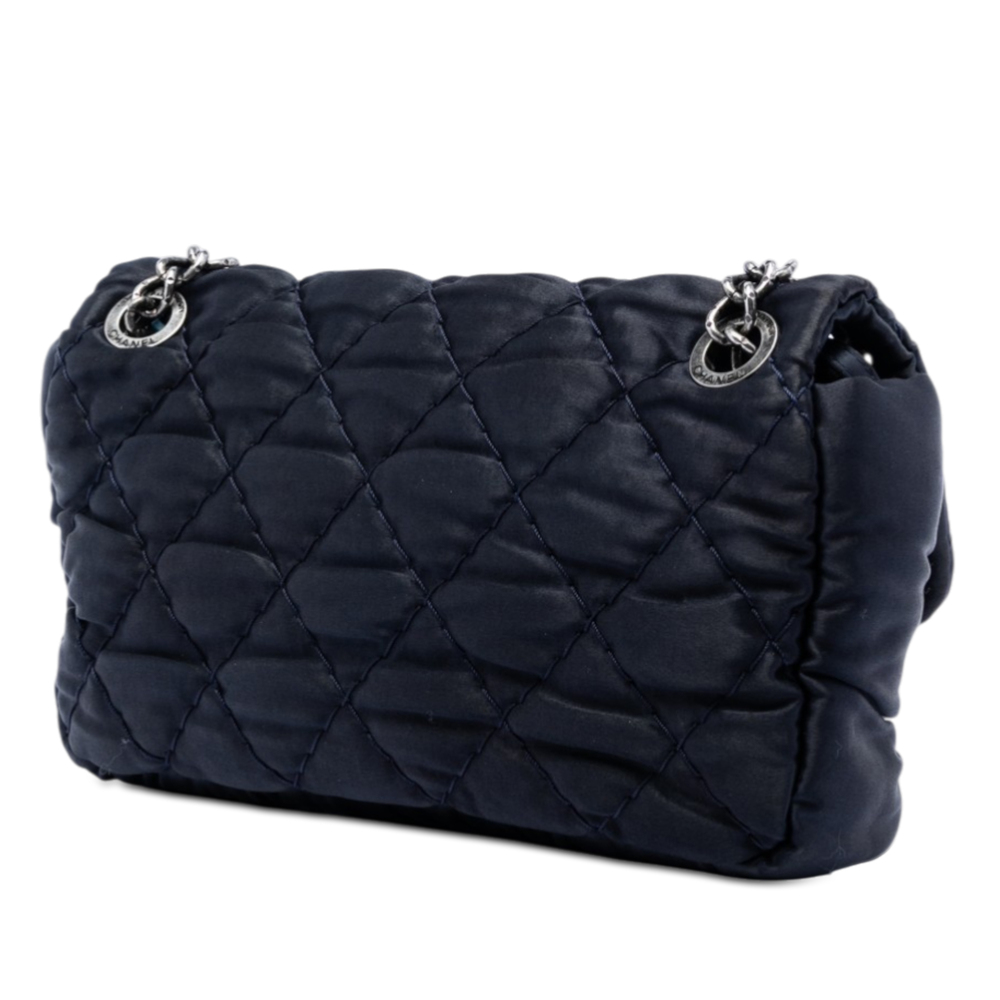 Pre-Loved Chanel Medium CC Quilted Satin Single Flap - Picture 2 of 7